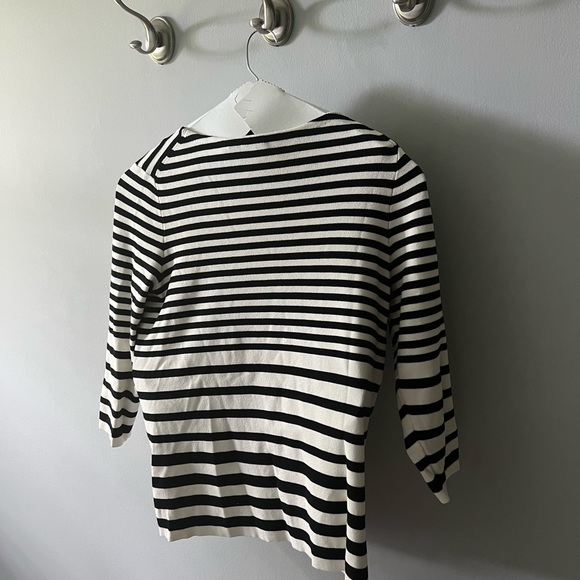 🌸 🌼 🌺 Talbots 1xp Striped 3/4 length sleeve top - Picture 5 of 5